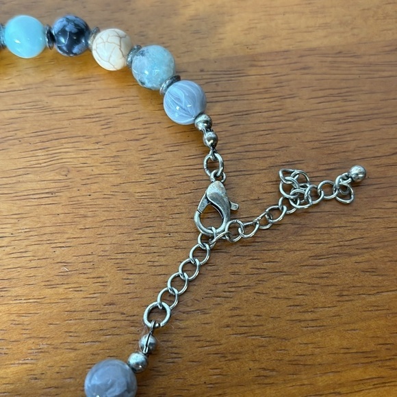 Earth tone Agate Necklace - Picture 4 of 5